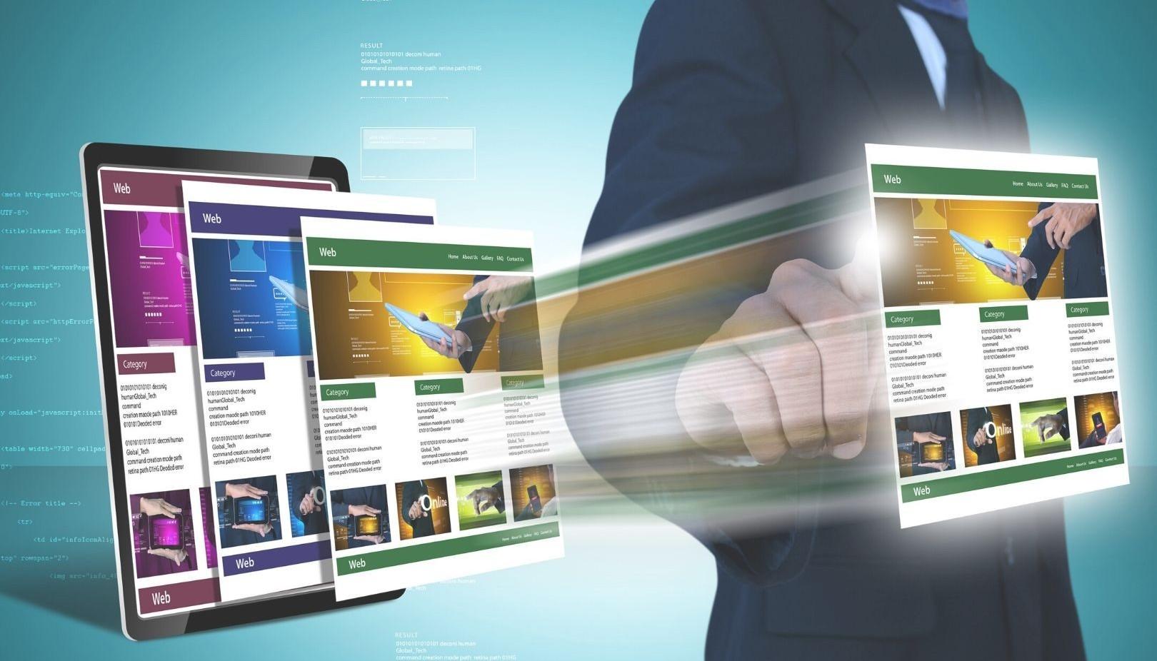 Banner de fundo da Griffin Web Sites